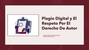 Plageo y El Respeto Por Los Derechos De Autor-Andrea Bermudez