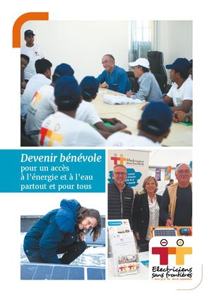 Devenir bénévole à Electriciens sans frontières