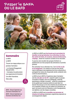 Passer le BAFA ou le BAFD