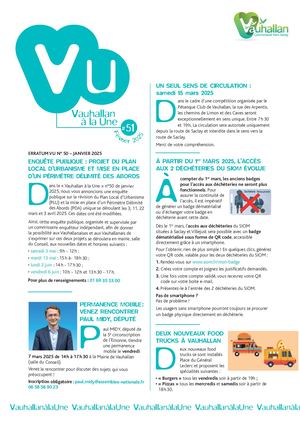 Vauhallan à la Une - Février 2025 #51