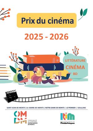 Livret Prix Du Cinéma 2025/2026