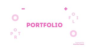 Portfolio Ana Passos