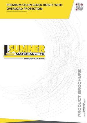 SML Premium Chain Block Hoists With Overload Protection Aug25