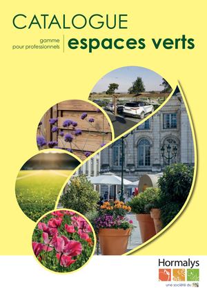 HORMALYS Catalogue Espaces Verts 2025