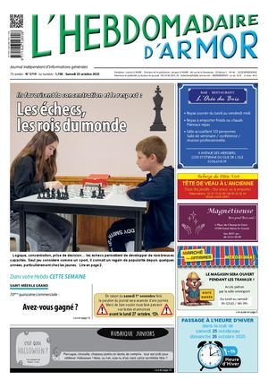 L'Hebdomadaire d'Armor n°3719 du samedi 25 octobre 2025