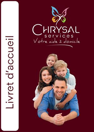 Livret Accueil CHRYSAL SERVICES
