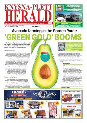 Knysna Plett Herald 22 October 2025