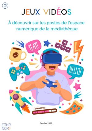 Jeux Vidéo - Maj Octobre 2025