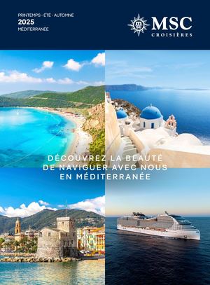 Brochure MSC Méditerranée 2025