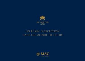 Brochure MSC Yacht Club
