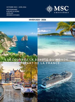 Brochure MSC 2025/2026 Départs de France