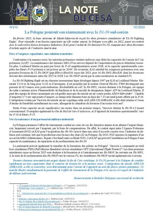 LA NOTE DU CESA N°610