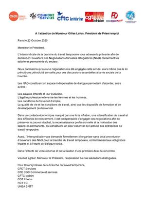20251023 Courrier Intersyndical Nao Permanents