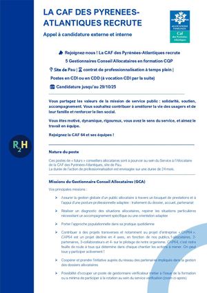 Appel à Candidatures 2 Cqp Gca Pau