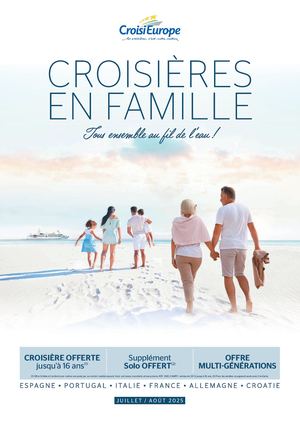 Brochure CroisiEurope Famille 2025