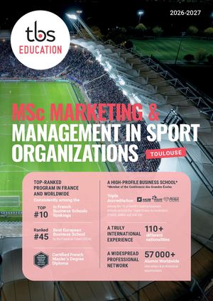 Tbs Education Msc Marketing & Management In Sport Organizations 2025