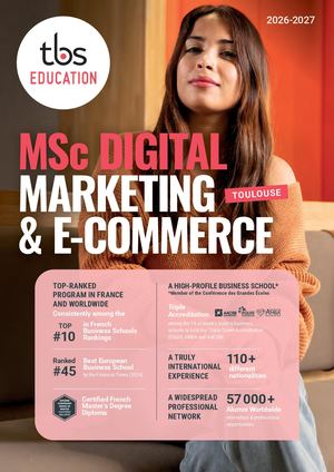 Tbs Education Msc Digital Marketing & E Commerce 2025