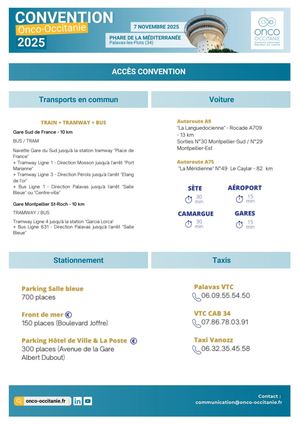 Plan d'accès Convention 2025