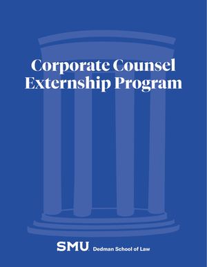 Corporate Counsel Externship Program