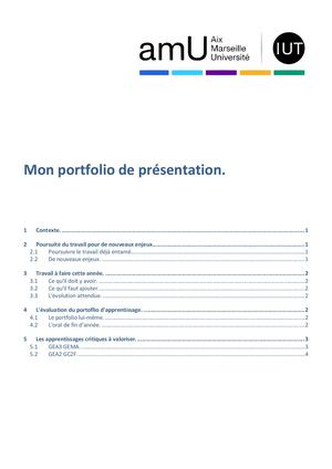 Gea Portfolio Mon Portfolio De Présentation