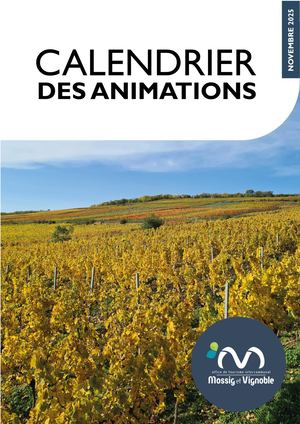 Calendrier des manifestations novembre 2025