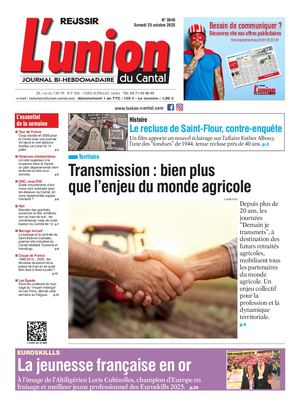 L'union Du Cantal N°3840