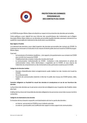 Mention Info Détaillée Gestion Base De Contacts