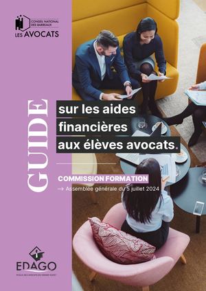 Guide Sur Les Aides Financières Aux éLèves Avocats