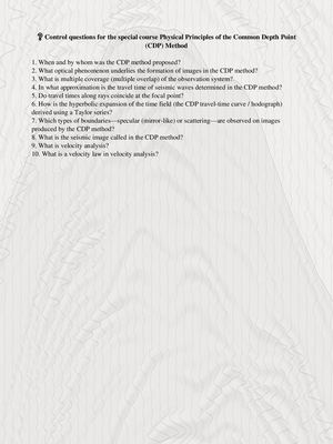 Calaméo - Control Questions For The Special Course Physical Principles ...
