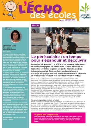 Echo Des éColes N°14 Octobre