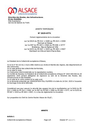 2025 0771 Arrete Circulation