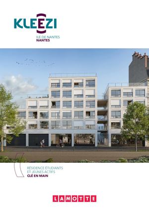 KLEEZI | Île de Nantes à Nantes (44) - Résidence étudiants et jeunes actifs - Lamotte