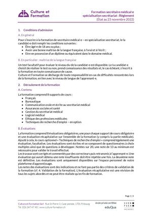 2 - Smch Fr Règlement Spécialité Secrétariat V4 23112023