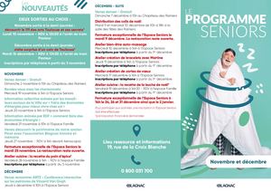 Programme seniors NOV DEC 2025