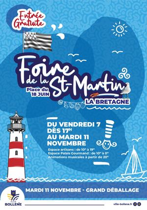 Programme de la Foire Saint-Martin - Novembre 2025