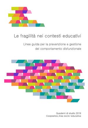 La Fragilità Nei Contesti Educativi Comp Disfunzionale