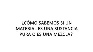 Clasificación De La Materia