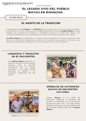 Fotoreportaje El Legado Vivo Del Pueblo Wayuu En Riohacha