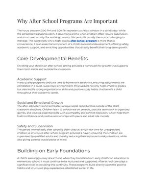 Calaméo - E Why After School Programs Are Important