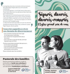 Familles - Divorcés Dépliant