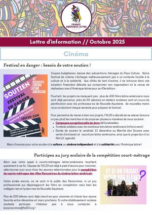 Lettre D'information Octobre 2025