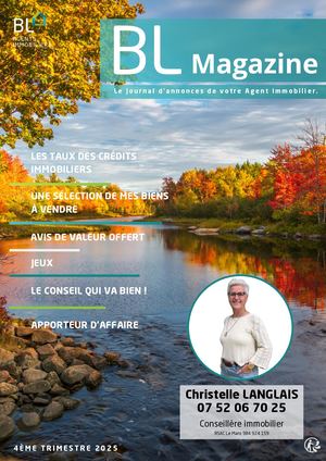 BL Magazine Christelle LANGLAIS - Conseillère immobilier Spay - Le Mans et alentours