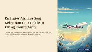 Emirates Airlines Seat Selection Your Guide To Flying Comfortably