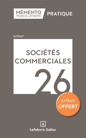 Extrait Mémento Sociétés Commerciales 2026