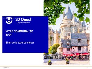 Bilan 2024 3D Ouest - Taxe de séjour