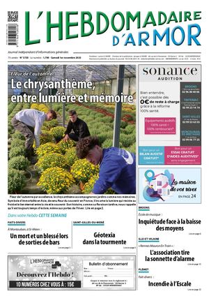 L'Hebdomadaire d'Armor n°3720 du samedi 1er novembre 2025