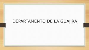 Departamento De La Guajira