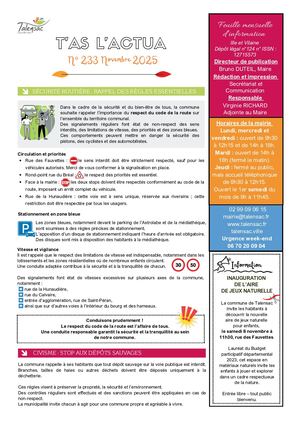 Taslactua Novembre 2025