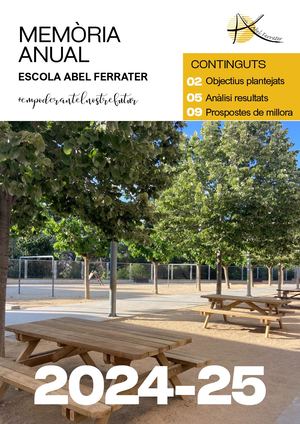 Memòria Anual 2024 25