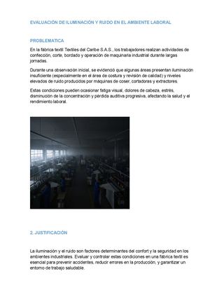 Iluminación Y Ruido